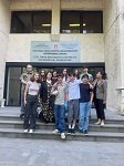 თბილისის N154 საჯარო სკოლის მოსწავლეთა შემეცნებითი ვიზიტი ბერიტაშვილის ექსპერიმენტული ბიომედიცინის ცენტრში